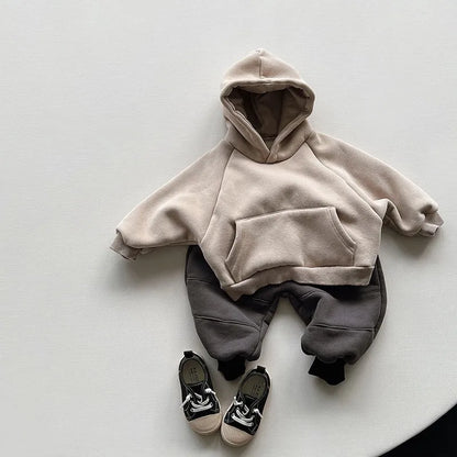 Baby Hoodies Casual Loose Boys Girls Thick