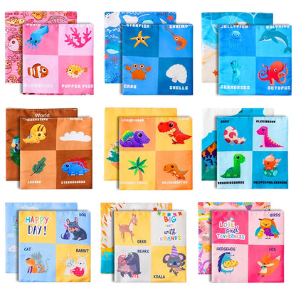 Baby Draw Paper Towel Tearing Tissue Box Baby Puzzle Early Education Montessori Children Cloth Toys