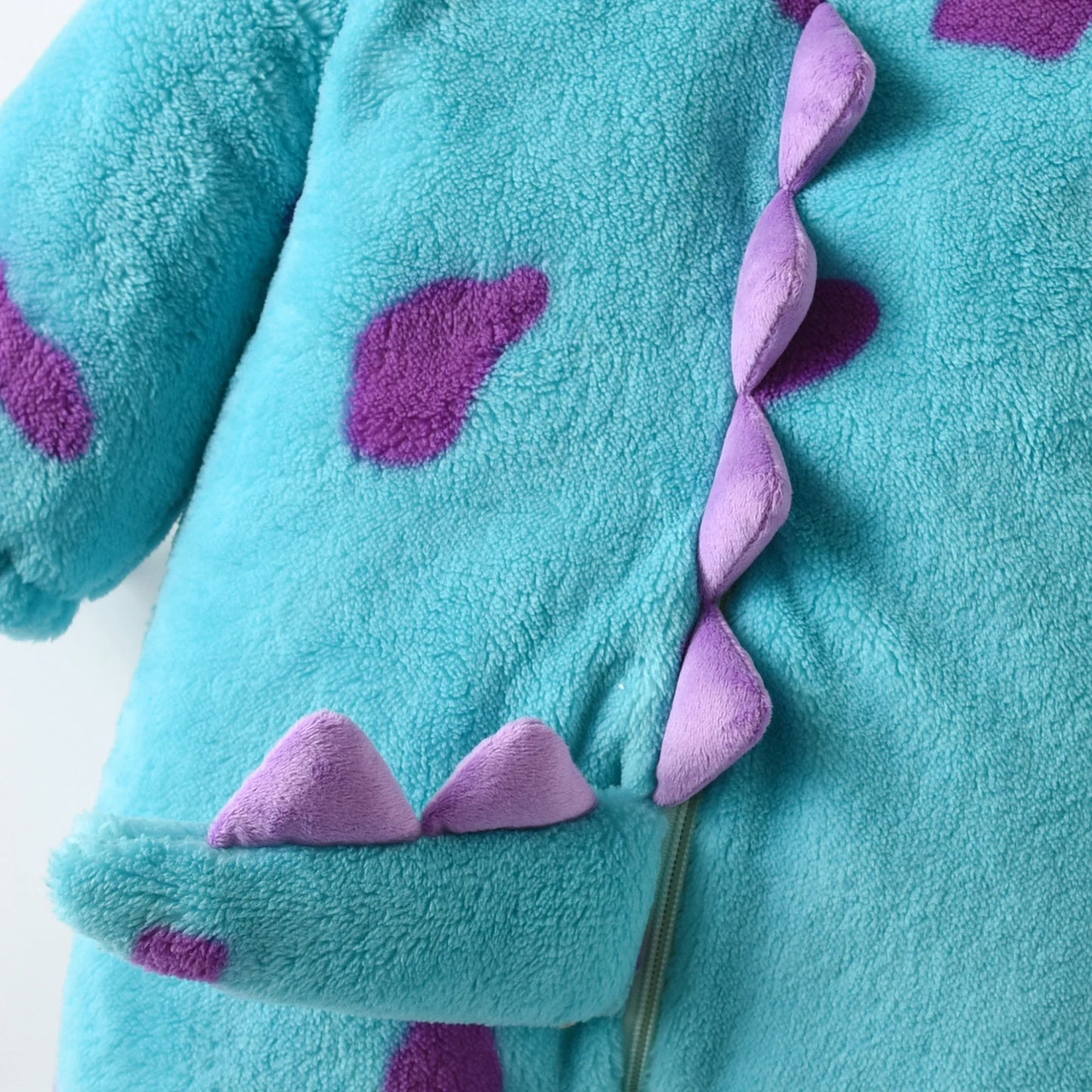 PROSPERBABY Fleece Jumpsuit Cartoon Animal Hooded Warm Winter Rompers Outwear Snowsuit Cosplay Costume