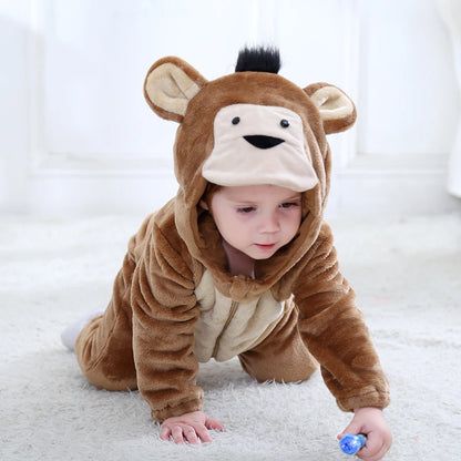 Nemo Infant Baby Romper Pajamas Hooded