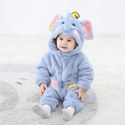 Dumbo Elephant Baby Warm Cosplay Costume Hooded