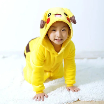 Pokemon Pikachu Kids Soft Onesie Pajamas
