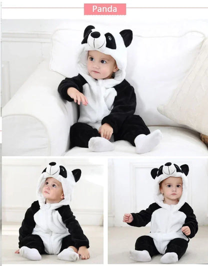 Cute ANIMAL Cosplay Costumes BoysGirls Jumpsuit BabyRompers Clothes Pajamas