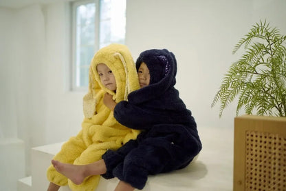 Autumn Winter Baby Bunny Jumpsuit Hooded
