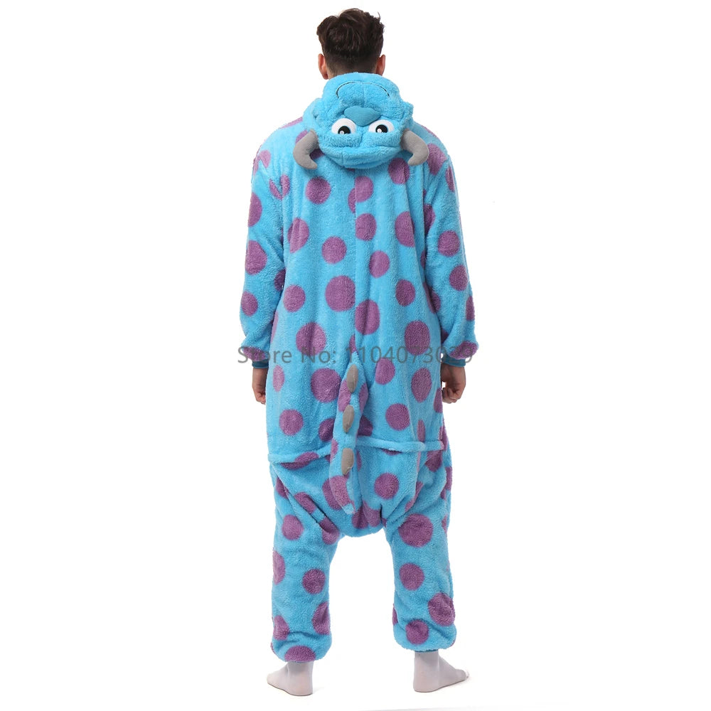 Monster's Inc Pajamas Halloween Onesie Adult Cosplay