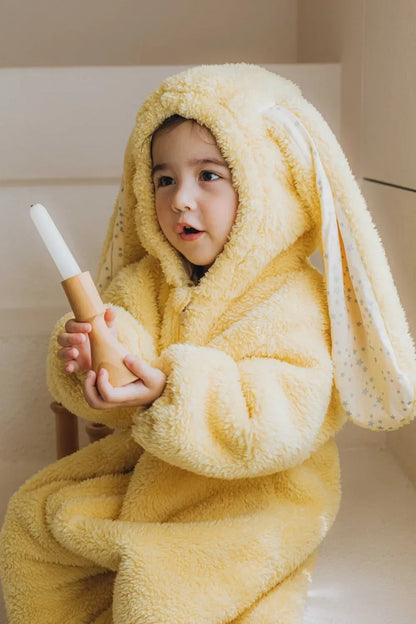 Autumn Winter Baby Bunny Jumpsuit Hooded