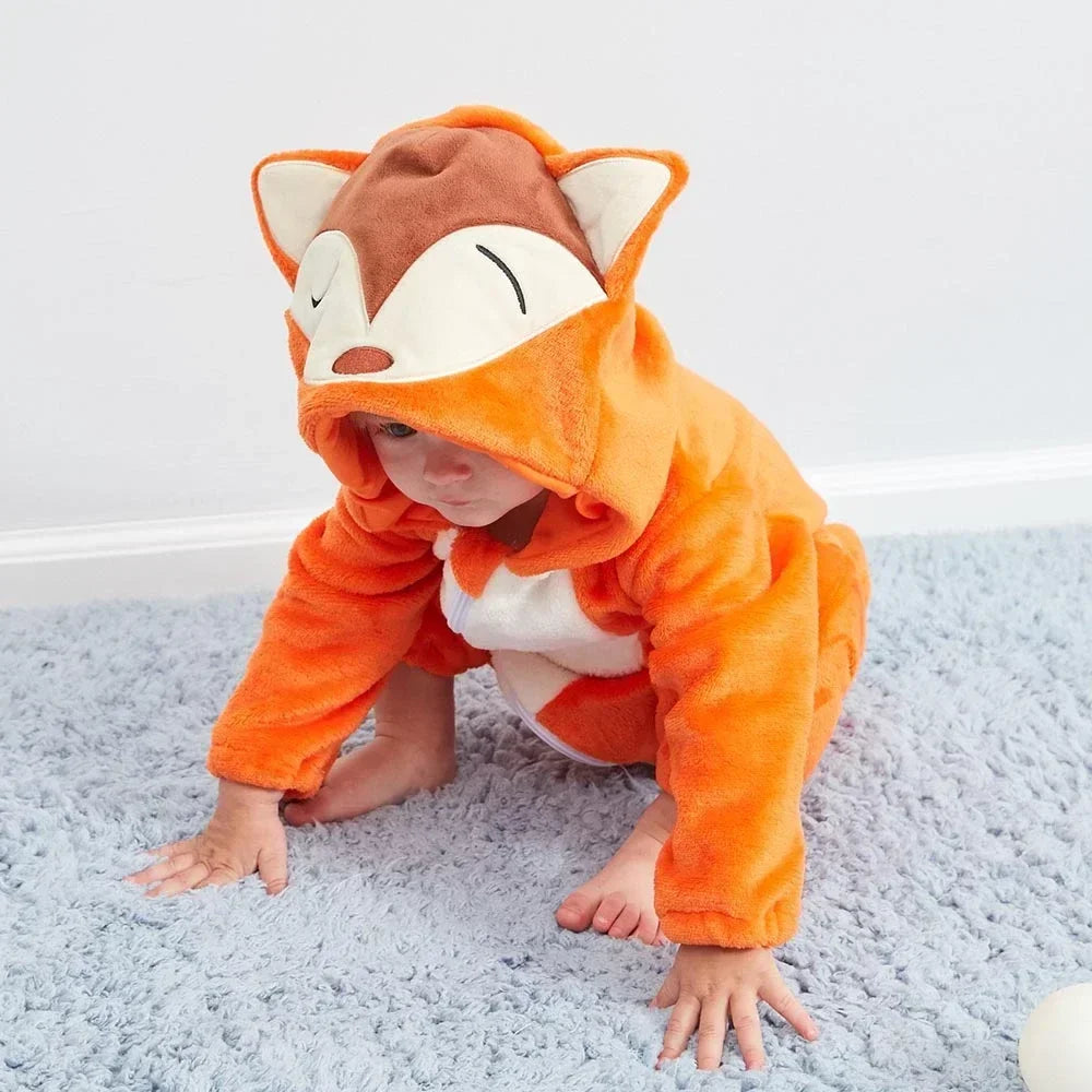 Cute ANIMAL Cosplay Costumes BoysGirls Jumpsuit BabyRompers Clothes Pajamas