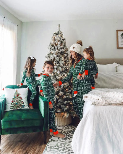 Christmas 2025 Family Matching Outfits 2 Pieces Pajamas Set Sleepwear
