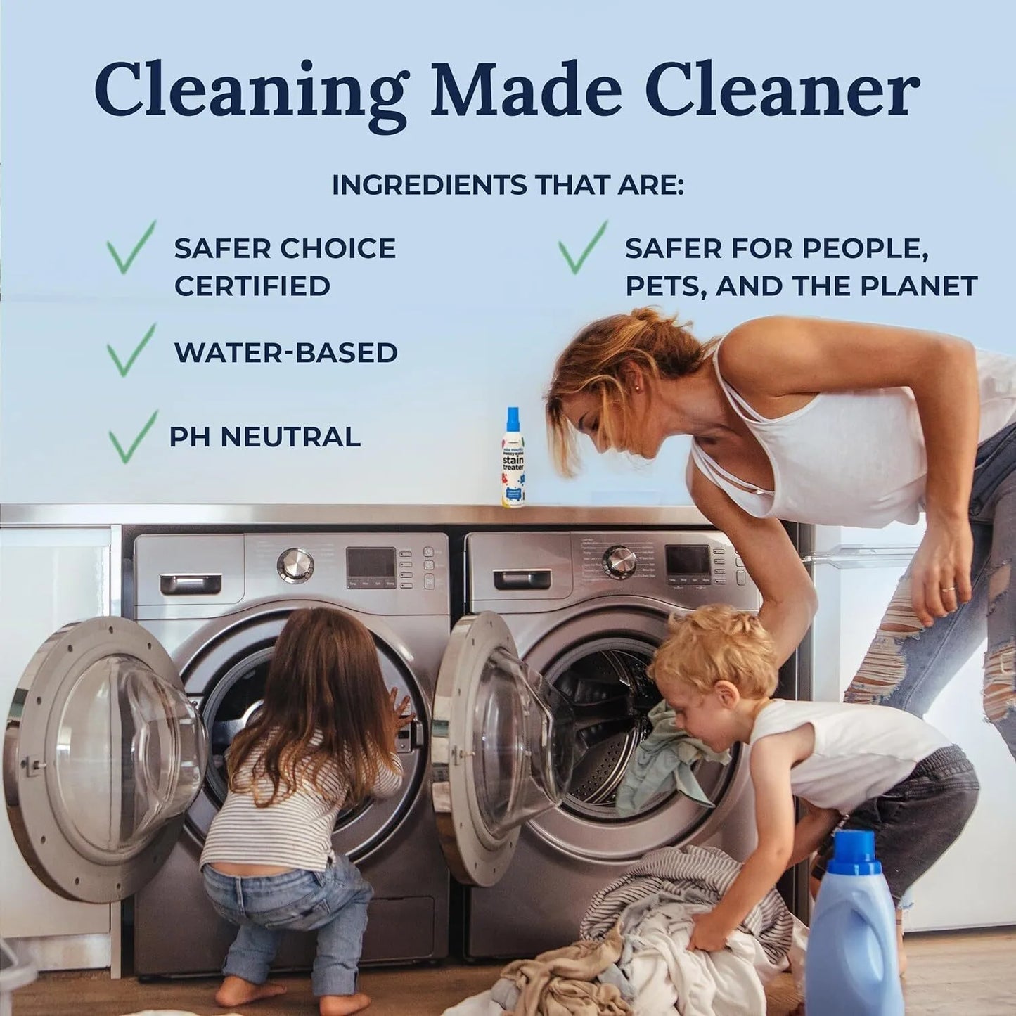 Fabric Stain Remover Spray Dust Bleached Decontamination Treater Spray Effective Yellow Stains Removal for Laundry and Shoes