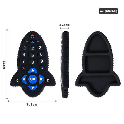 1Pc Baby Silicone Remote Control Shape Teether