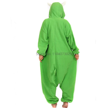 Monster's Inc Pajamas Halloween Onesie Adult Cosplay