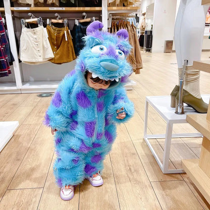 Fuzzy Sulley Jumpsuit (Monster's Inc)