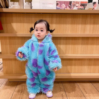 Fuzzy Sulley Jumpsuit (Monster's Inc)