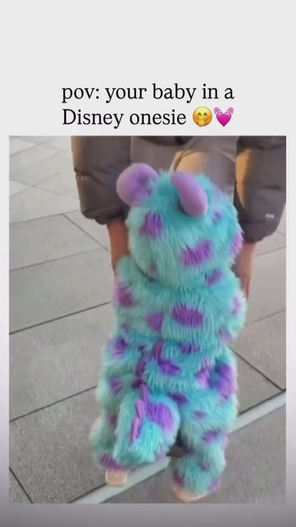 Fuzzy Sulley Jumpsuit (Monster's Inc)